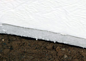 Insulation installed on a crawl space floor in Saugerties