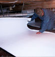 Wappingers Falls insulation being installed in a crawl space.