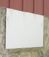 head-on view of one of our doors installed in Fishkill for crawl spaces