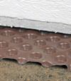 crawl space insulation installed in Nanuet over our extra large drainage matting