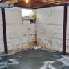 Rusted, corroded i-beams found with a failing foundation in a Pearl River home.