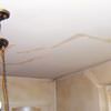 Drywall cracks in Spring Valley that were poorly patched and repaired.