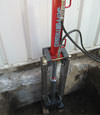 Poughkeepsie foundation with settlement issues being lifted by push piers that were installed by our contractors