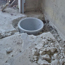 Placing a sump pit in a Warwick home