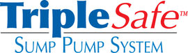 Sump pump system logo for our TripleSafe™, available in areas like Walden