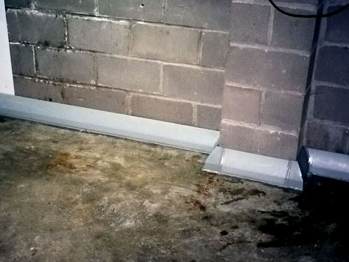 Baseboard Basement Drain Pipe System Near New Windsor