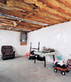 CleanSpace® basement wall vapor barrier installed in Monticello