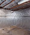 An energy efficient radiant heat and vapor barrier for a Goshen basement finishing project