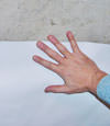 closeup of a plastic basement wall covering on concrete in Monticello